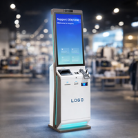 Kiosco de Autoservicio con Pantalla Personalizada Android/Windows, Kiosco de Pago con SDK, Pantalla LCD, Aceptador de Billetes y Dispensador de Monedas para Comercio Minorista