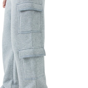 Pantalones Deportivos Ligeros de Alta Calidad para Hombre, Pantalones Deportivos Casuales de Gimnasio Personalizados, Ajustados, de Algodón y Poliéster, Transpirables, con Bolsillos - Product Image 2