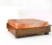 Del Himalaya tablero cuadrado de 8x12 desintoxicación sal lámparas de sal del Himalaya Round Top liso pies de desintoxicación de la lámpara - Product Image 5