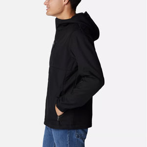 Vestes Softshell pour hommes à des prix abordables imperméables d'extérieur OEM/Veste Softshell pour hommes avec impression de logo personnalisé professionnelle en gros - Product Image 3