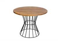 Table basse moderne de luxe en métal avec plateau en fer et cadre noir, taille et design personnalisables pour le mobilier de salon