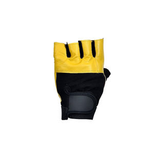 2025 Offre Spéciale gants de gymnastique en cuir respirant pour unisexe Logo personnalisé soutien du poignet haltérophilie - Product Image 3