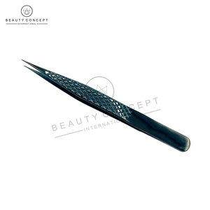 Venta al por mayor Etiqueta Privada Plasma negro 90 45 35 grados Volumen de pestañas pinzas de pestañas con puntas de microfibra y logotipo - Product Image 2