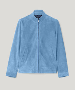 Luxury <b>Suede</b> Leather Motorcycle <b>Jacket</b> Waterproof Windproof Eco-Friendly Winter Vintage Style Unisex - Product Image 1