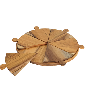Plato de servicio de pizza de madera de alta calidad al mejor precio de la India para uso en restaurantes, hoteles, fiestas en casa - Product Image 6
