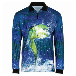 เสื้อใส่ตกปลาระบายอากาศได้ดีสำหรับผู้ชายเสื้อใส่แข่งขันตกปลาดีไซน์ใหม่ - Product Image 4