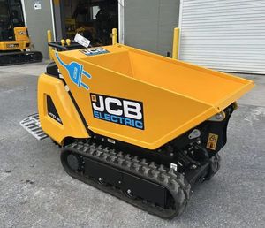 JCB Electric Mini Crawler <b>Dumper</b> 1 Ton <b>Tracked</b> Material Carrier Compact Construction Hauler PLC Motor Yellow for Jobsite - Product Image 2