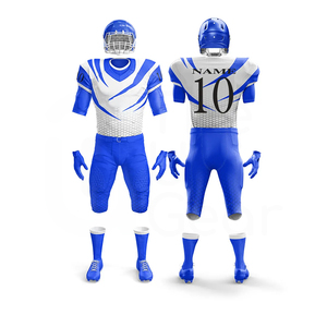 Uniforme de fútbol americano personalizado para hombres y mujeres, camisetas de manga corta y camisetas de equipo de alta demanda, pantalones al por mayor - Product Image 1