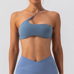 Sujetadores deportivos para mujer Extraíble Acolchado Spaghetti Strap Yoga Bralette Backless Workout Fitness Bras - Product Image 2