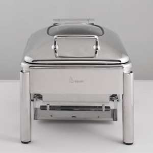 Calentador de Comida de Acero Inoxidable Comercial de Lujo, Calentador de Alimentos Plateado Kraft World CHW1010, Calentamiento a Gas Ecológico para Hoteles - Product Image 3