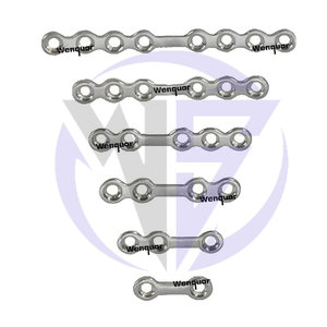 Mini placas óseas ortopédicas veterinarias con hueco 1,5mm Instrumentos de Cirugía Maxilofacial de fijación ósea quirúrgica - Product Image 4