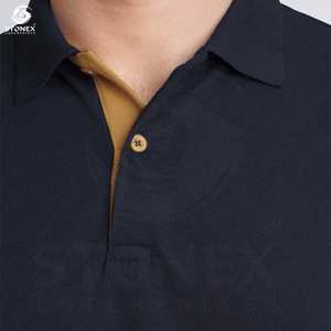 OEM POLO à manches longues et à revers Chemise pour homme LOGO personnalisé T-shirt brodé 80% coton Polo de golf à manches longues - Product Image 4