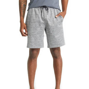 Pantalones cortos informales para hombre más vendidos 100% algodón de secado rápido y transpirable patrón sólido diseño de logotipo personalizable cintura media - Product Image 1