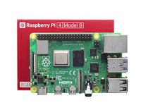 Computadora de placa única Raspberry Pi 4 Modelo B Quad-Core 64-Bit con 4GB 8GB 2GB DDR4 WiFi BT para kits de desarrollo de IA