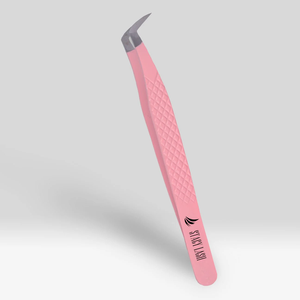 แหนบขนตาปลอมสำหรับการต่อขนตาแบบคลาสสิคแหนบเพิ่มวอลลุ่มทำจากสเตนเลสสตีล - Product Image 1