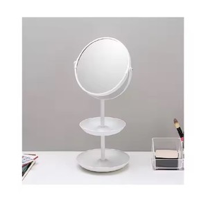 Miroir de maquillage rond en métal nouveau chat au design moderne sur pied miroir de luxe décoratif pour la chambre à coucher et le salon pour Noël - Product Image 3