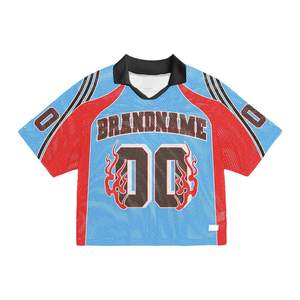 Ropa deportiva de béisbol ajustada a la moda transpirable ajustada regular, Camiseta con cuello en V, camisetas de béisbol con diseño de logotipo personalizado - Product Image 6