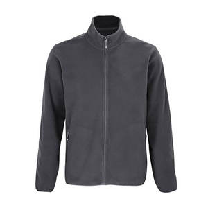 Venta al por mayor de encargo de color sólido cremallera suelta manga larga Sherpa abrigo de invierno chaqueta de lana Polar moda de la calle chaquetas de los hombres - Product Image 3