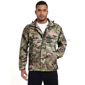 Venta al por mayor 2025 Chaqueta Softshell de camuflaje de invierno para hombres Ropa táctica a prueba de viento e impermeable con cuello levantado - Product Image 1