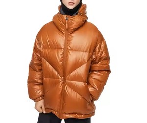 Manteau d'hiver rembourré de couleur unie pure Manteau d'hiver pour hommes Veste extérieure à bulles d'air Manteau chaud et chauffant pour hommes - Product Image 1