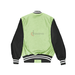 Veste de collège brodée personnalisée pour adultes, de haute qualité, imprimée, en toile surdimensionnée, vente en gros - Product Image 2
