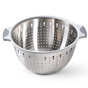 Passoire en acier inoxydable Antique World Silver Mirror Polishing Passoire polyvalente pour une utilisation à l'étranger - Product Image 6