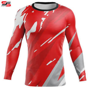 Nouveau élégant de haute qualité personnalisé Rash Guard pour hommes meilleure vente vêtements d'entraînement Slim Fit hommes Rash Guard - Product Image 1