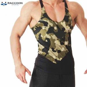 Camisetas Deportivas para Hombre Raccoon Sports, Transpirables, de Poliéster/Spandex, Chaleco Atlético para Entrenamiento, Ecológico, Colores Personalizados para Fitness - Product Image 5