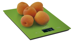 Bilancia da cucina touch in vetro temperato verde Temperit fino a 5 kg. (Jata 729V) - Product Image 1