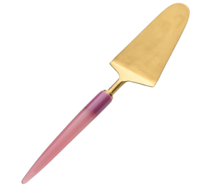 Juego de servidor de pastel de acero inoxidable moderno con cuchara Cuchillo de postre elegante Herramientas de cocina ecológicas Premium para uso de pastel de cumpleaños - Product Image 6