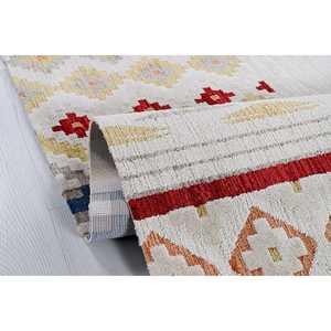 Alfombra Moderna Multicolor Netline Home Depot CO004, 100% Poliéster, No Desprende Pelusa, Fácil de Limpiar, Duradera para Dormitorio - Product Image 2