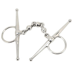 Bocados de Acero Inoxidable Pulidos a Mano, de Alta Resistencia, Antideslizantes, de Calidad Premium, con Anillas Dobles y Personalizables - Product Image 1