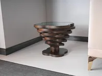 Mesa de centro de madera maciza de calidad superior al por mayor para la decoración del hogar de la sala de estar con estante de almacenamiento disponible