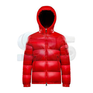 Warm Mens Quilted Puffer Jacket Custom Logo Winter Jacket Hooded Streetwear <b>Bubble</b> <b>Coat</b> Lightweight Fashion Outdoor Outerwear - Product Image 1