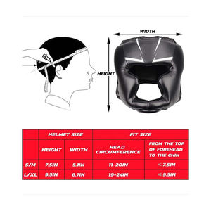 อุปกรณ์ป้องกันศีรษะสำหรับชกมวยอุปกรณ์ป้องกันศีรษะสำหรับต่อยมวย - Product Image 5