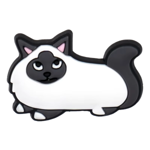 Insignias de goma duraderas de PVC Parches de logotipo personalizados con forma de gato personalizado para chaquetas, mochilas y ropa personalizada - Product Image 3