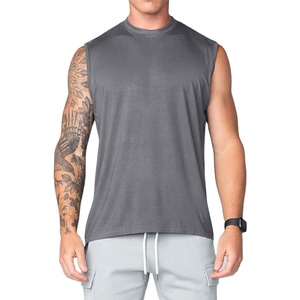 Chaleco Deportivo Transpirable para Hombre, Top Deportivo Moderno, Camiseta sin Mangas para Gimnasio, Ropa de Entrenamiento, Top Largo Antiencogimiento para Yoga - Product Image 1