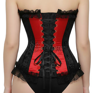 Bustier corset gothique pour femmes, haut de style steampunk vintage - Product Image 2