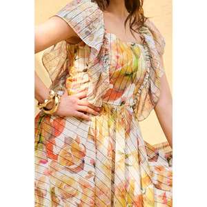 Conjunto de Traje de 3 Piezas para Mujer, Sin Costuras, de Algodón y Seda, Estampado, con Dupatta, Modelo CS-52003 - Product Image 3