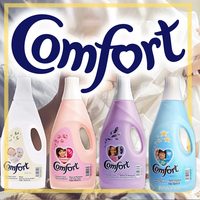 Deterjen Mesin Cuci Aroma Mawar Tahan Lama 2L (PINK) PELEMBUT KAIN COMFORT KISS of FLOWERS Deterjen Cuci Pakaian