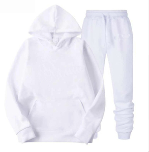 OEM Custom Made Women's XL Size Winter <b>Tracksuit</b> New Design Flare Pants Hoodie Sets 100% Cotton Breathable Printed Logo Autumn - Product Image 3