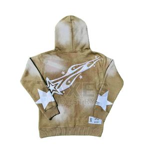 High Quality Cropped Manufacturers <b>Vintage</b> Terry Plus Size Fleece Custom Logo Acid Wash <b>Zip</b> <b>up</b> <b>Hoodies</b> for Men - Product Image 2