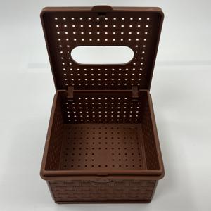 [Usine directe] Vietnam carré boîte à mouchoirs en plastique alimentaire-Safe PP Design moderne OEM/ODM Logo personnalisé approvisionnement en vrac - Product Image 2