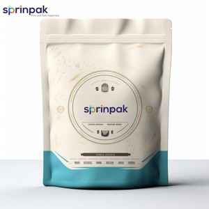 ถุงโปรตีนไมลาร์ พิมพ์กราเวียร์ เกรดอาหาร สีขาวด้าน แบบตั้งได้ บรรจุภัณฑ์ฟอยล์อะลูมิเนียม ซิปล็อค สำหรับนมผงเด็ก - Product Image 2