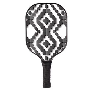 Paleta de Pickleball de Fibra de Carbono Profesional Personalizada OEM de 16 mm con Núcleo de Panal de PP, Diseño sin Bordes Duradero, para Entrenamiento de Adultos, Aprobada por la USAPA - Product Image 6