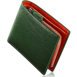 Portefeuille en cuir pour hommes personnalisé de grande capacité avec fermeture éclair en promotion en usine - Product Image 5