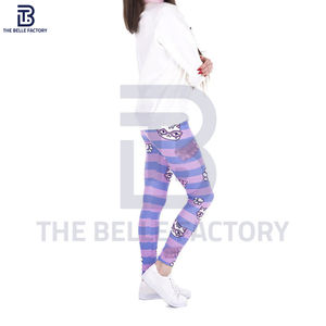 Mallas de entrenamiento de gimnasio para mujer más vendidas, tela de punto de algodón 100% transpirable de alta calidad, tallas personalizables para adultos, cintura con Logo - Product Image 5