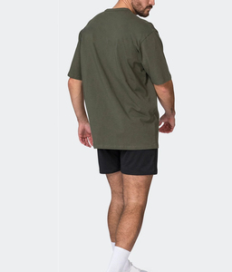 OEM Short en maille personnalisé de haute qualité pour hommes Design tendance d'été confortable avec décoration de logo Motif solide - Product Image 2