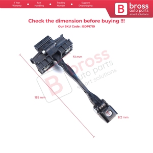 BDP1710-1 2 pièces Frein de porte avant avec limiteur de position pour Country F60 Cooper One 51217472703 51217472704 - Product Image 5