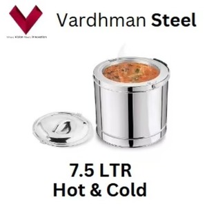 Venta al por mayor 7.5LTR olla caliente de acero inoxidable cazuela de sopa de cocina grande al por mayor cazuela de acero calentador de alimentos - Product Image 4